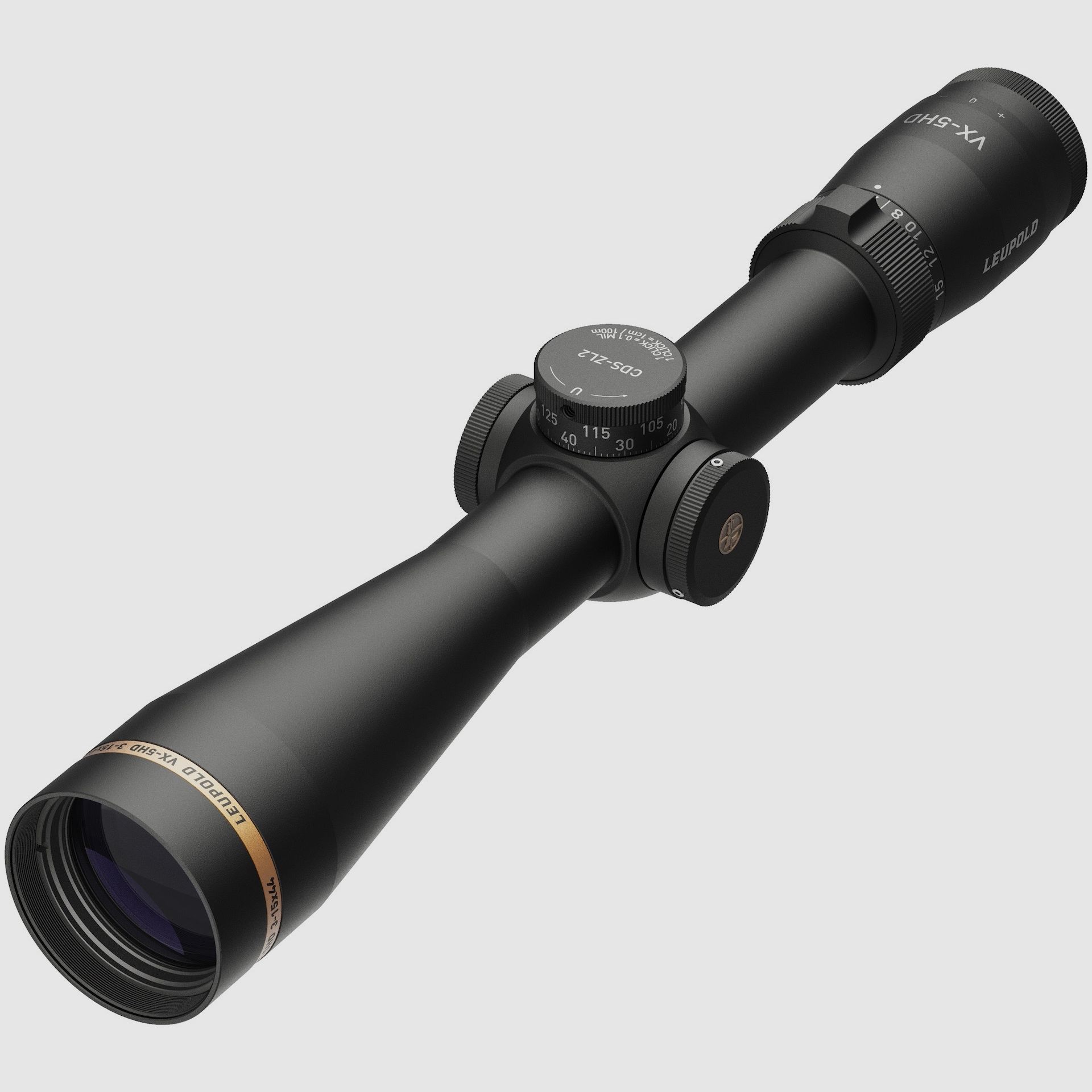 LEUPOLD VX-5HD 3-15X56 CDS-ZL2 SIDE FOCUS METRIC ILLUM. FIREDOT 4 FINE