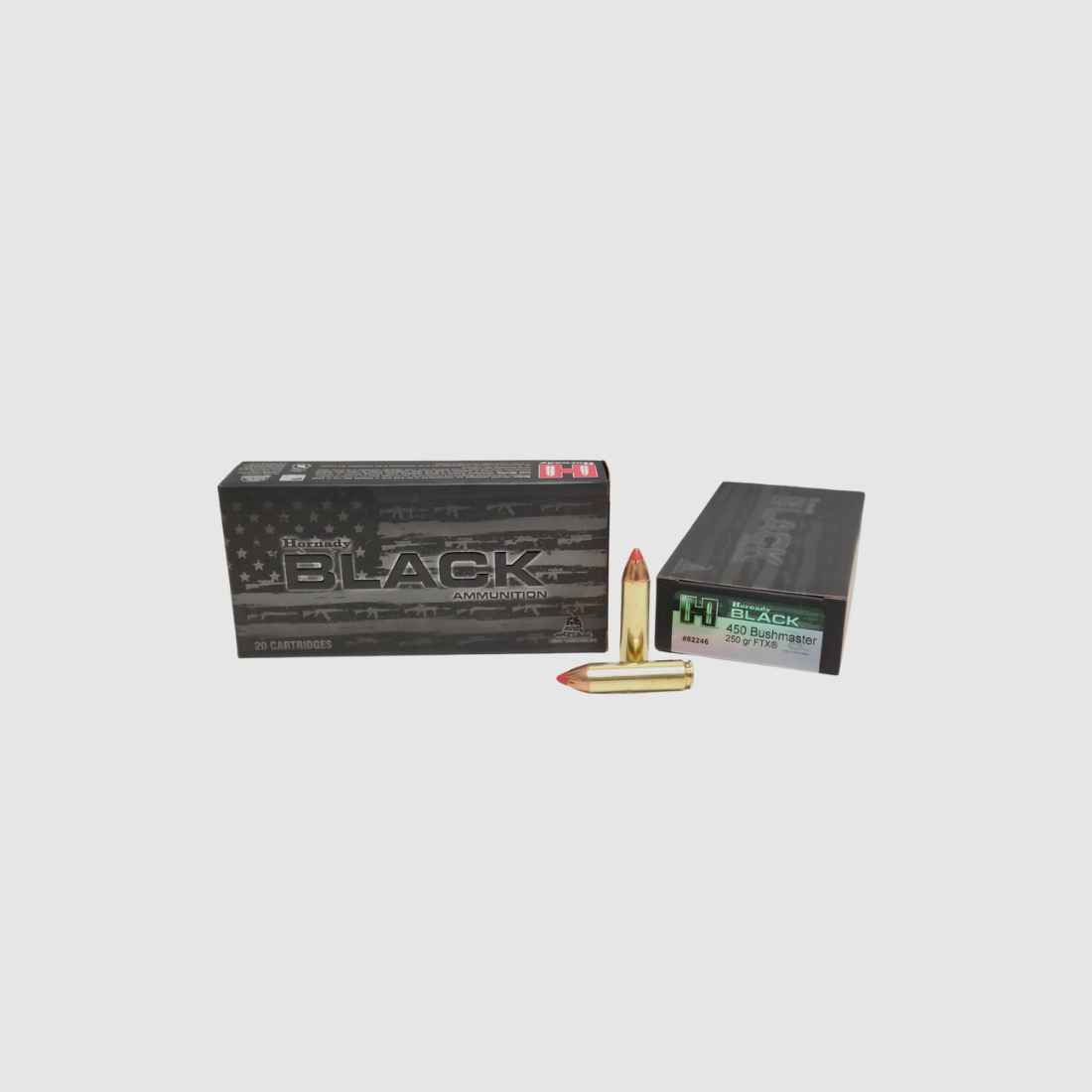 HORNADY BLACK AMMO-450 BUSHMASTER 250 GR FTX® BLACK™- Scatola 20