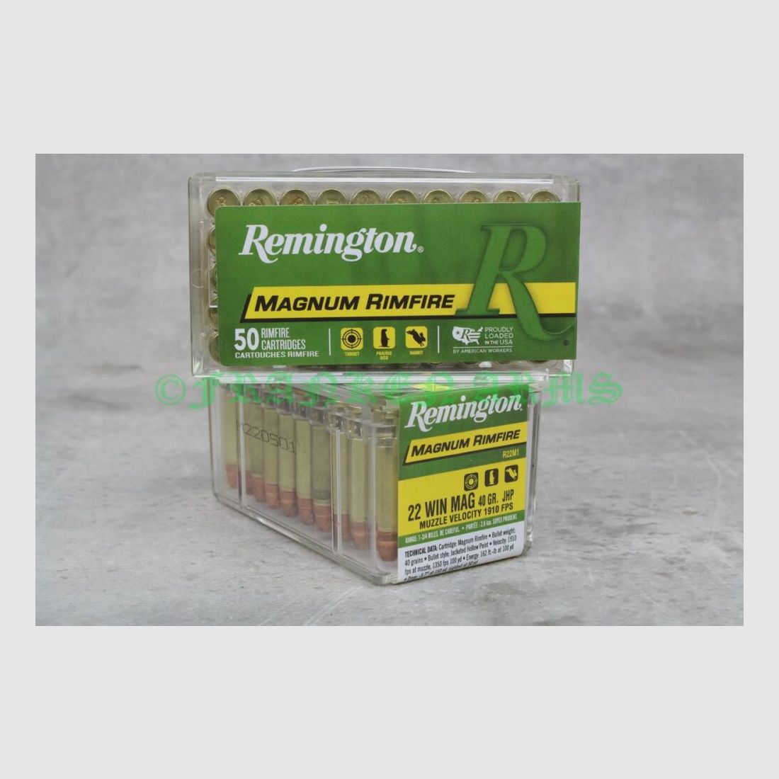 Remington .22WinMag. JHP 40gr. 2,6g 50Stück Staffelpreise