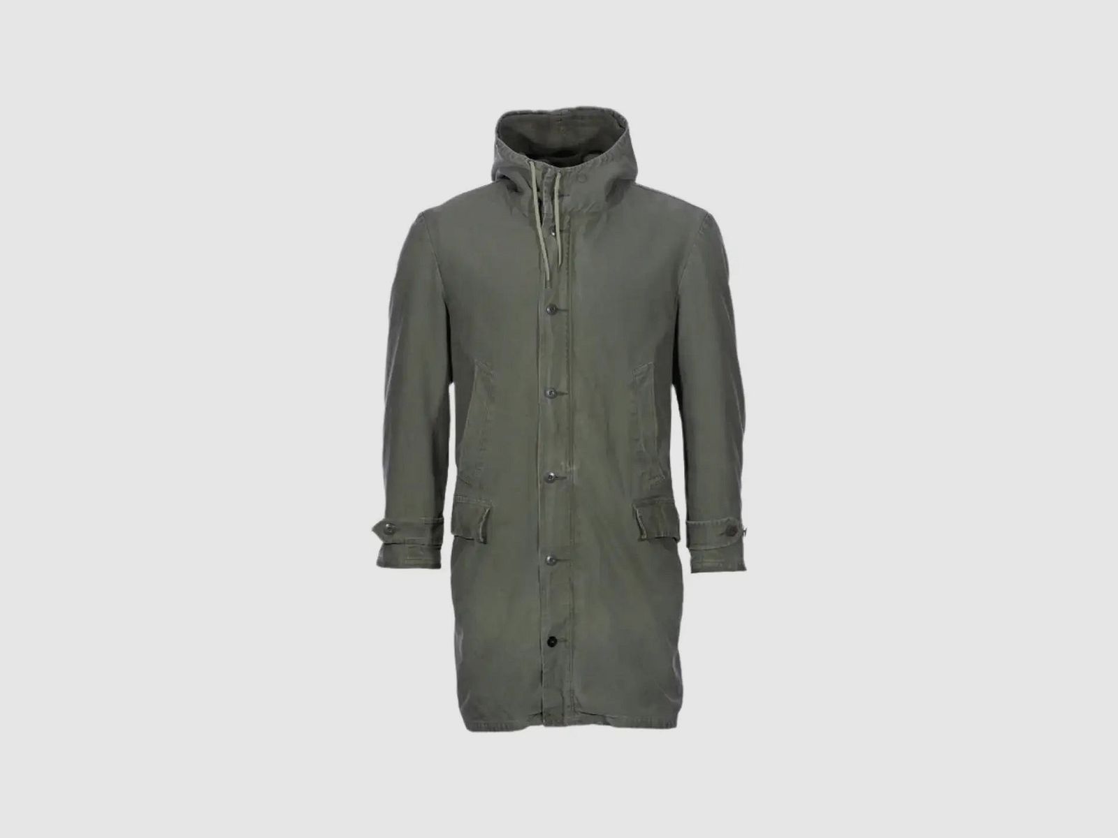 Bundeswehr Original Bundeswehr Original Bundeswehr Parka lang mit Futter gebraucht - 6
