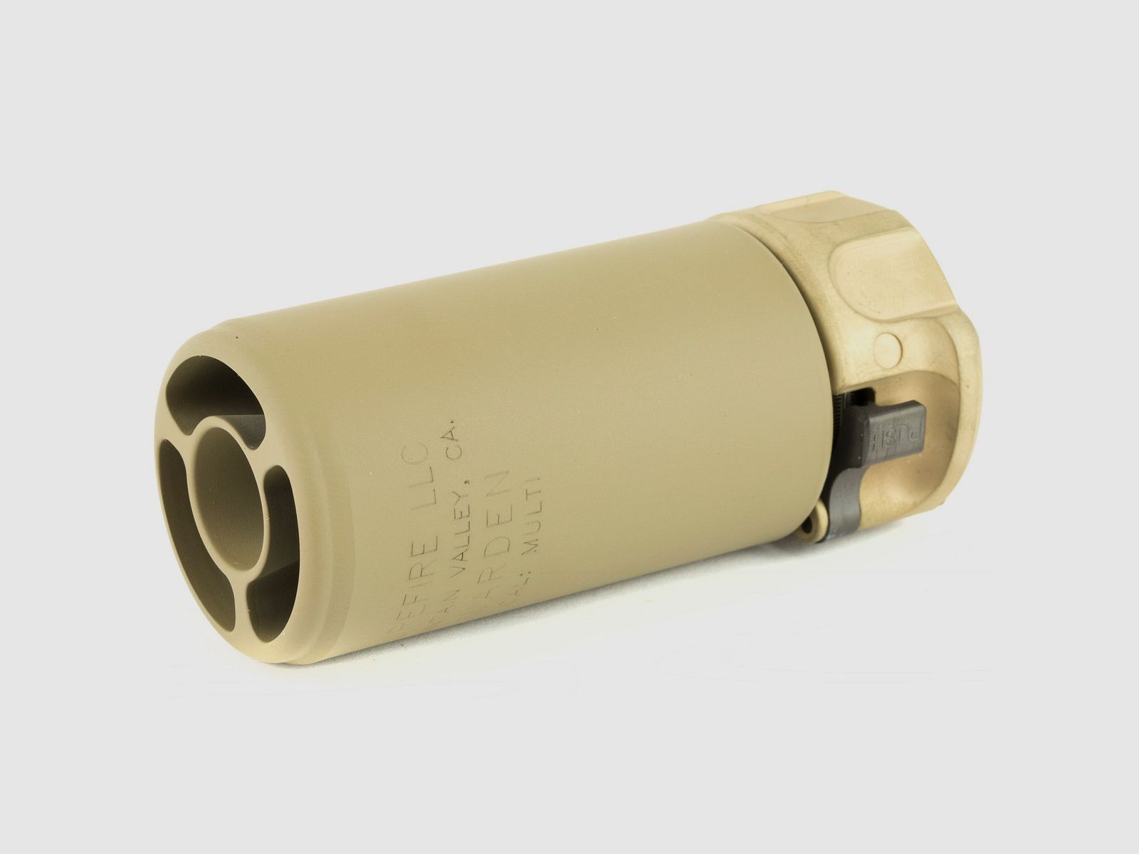SureFire Warden QD Dark Earth – Fast-Attach Blast Regulator