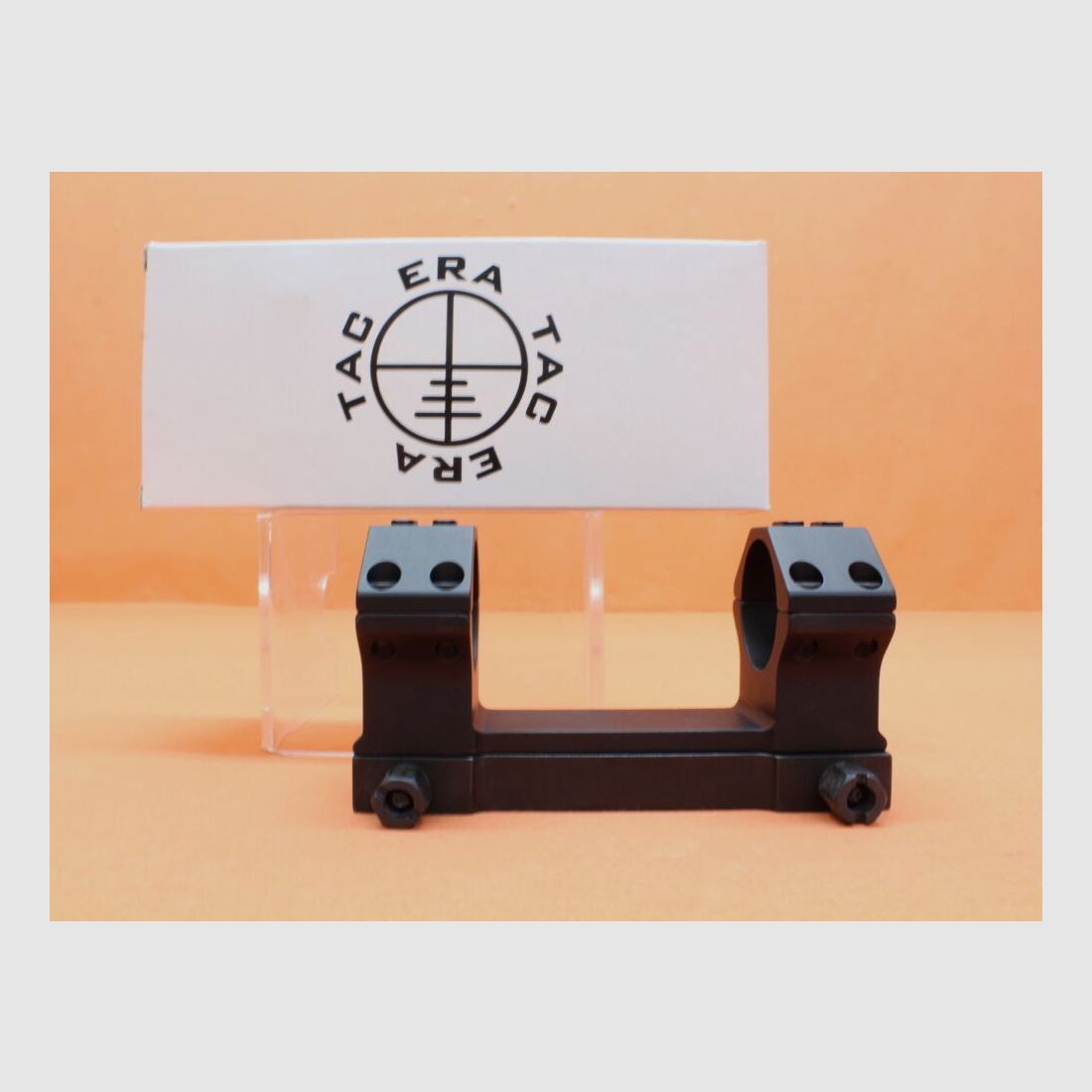 Recknagel Era-Tac Blockmontage 34mm (T2014-0025) mit Mutter, Alu schwarz, BH=25mm für Picatinnyprofil