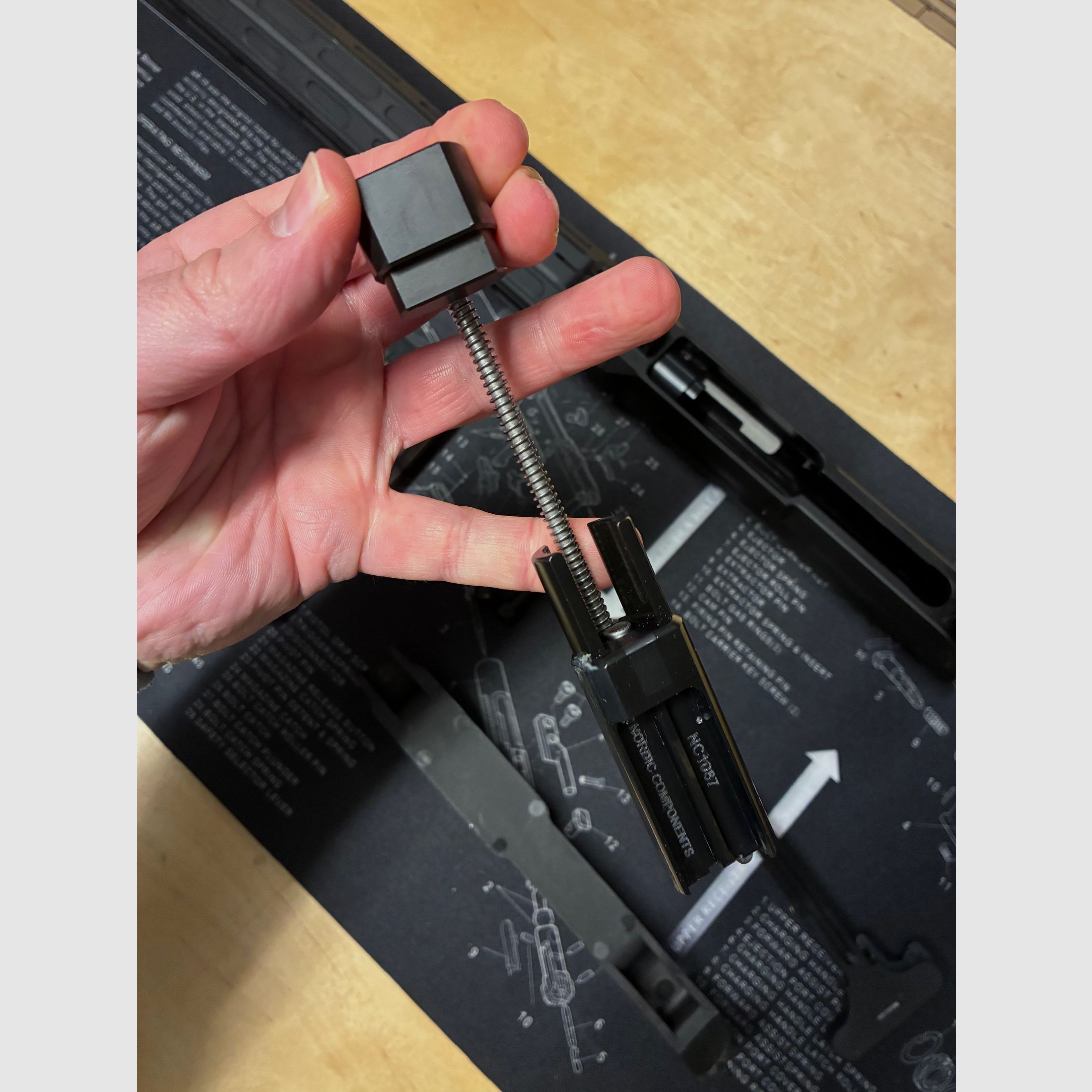 Nordic Components AR-15 .22 lfb conversion system – only 700 shots, excellent condition