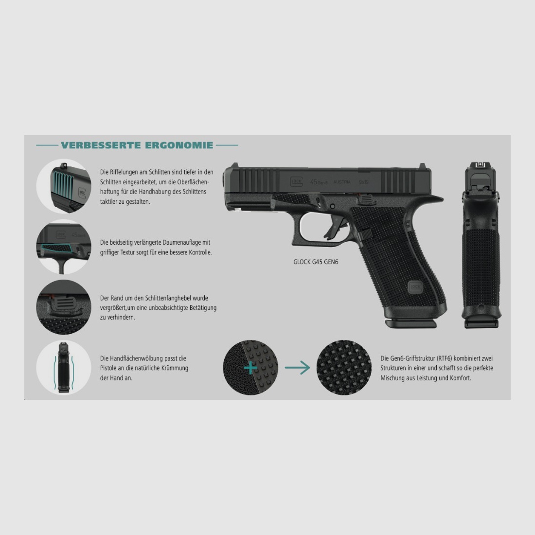 GLOCK 19 Gen6 OR  / 9mm
