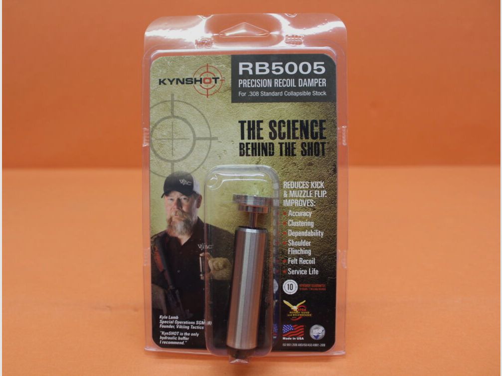 KYNTEC Corporation SR-25: Carabina de buffer hidráulico KYNTEC (RB5005) 3,25"/ buffer hidráulico que reduce el retroceso