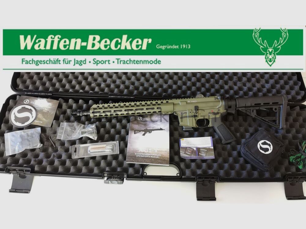 Schmeisser (Waffen Schumacher) Schmeisser AR15-9 M4FL 14,5" 9mm Luger, OD-vert