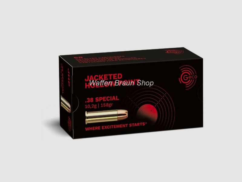 GECO PATR .38 SPEC Hohlspitz 10,2G 50 STK