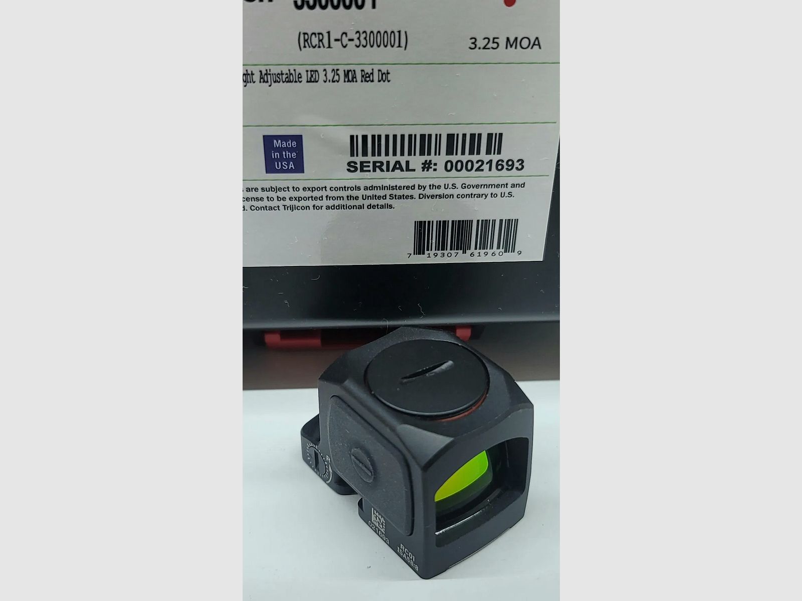 Trijicon RCR 3,25 MOA Rotpunktvisier