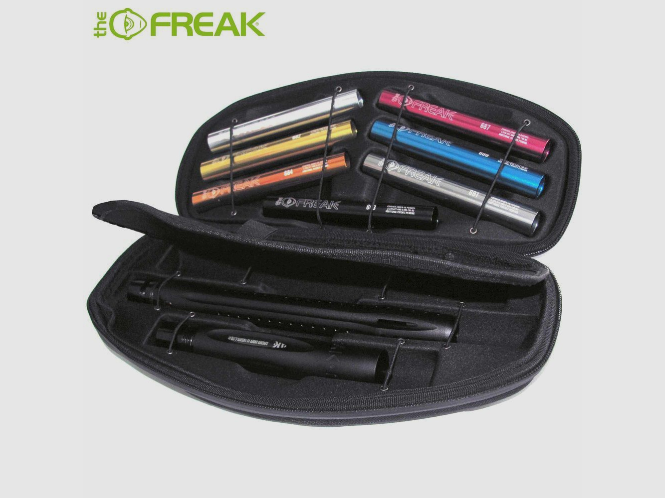 GOG Freak Classic Set inkl. Koffer, 8 Hülsen, Freak Front, Cocker Back