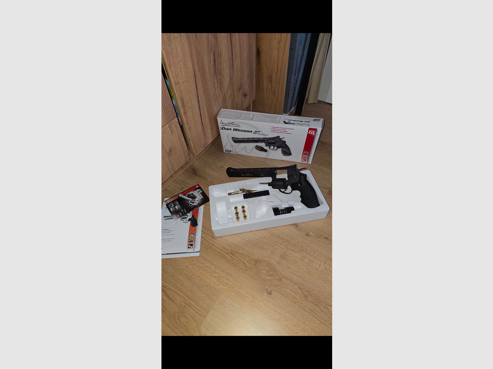 ASG Dan Wesson 8 pollici 4,5mm revolver CO2