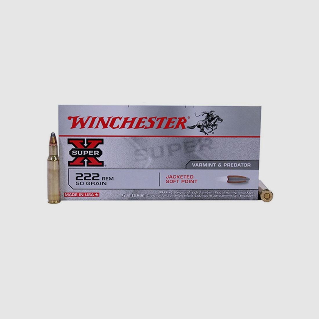 WINCHESTER CARTUCHOS 222 REM 50 GR