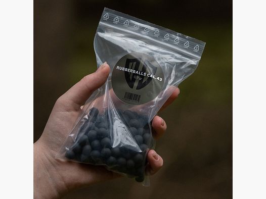 100 x rubber balls Cal 0.43 | PPQ M2 | T4E TPM1 | extra hard | Homedefence-24
