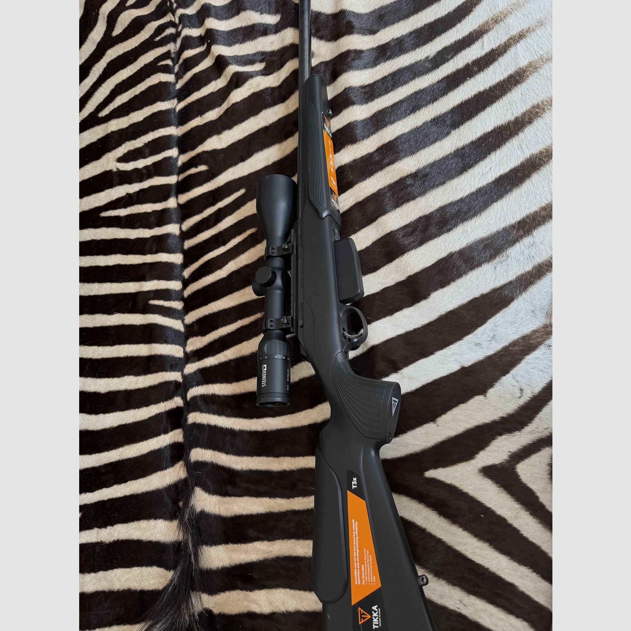 TIKKA T3x VARMINT .308 Win. LINKSSYSTEM STEINER RANGER 3-12 x 56