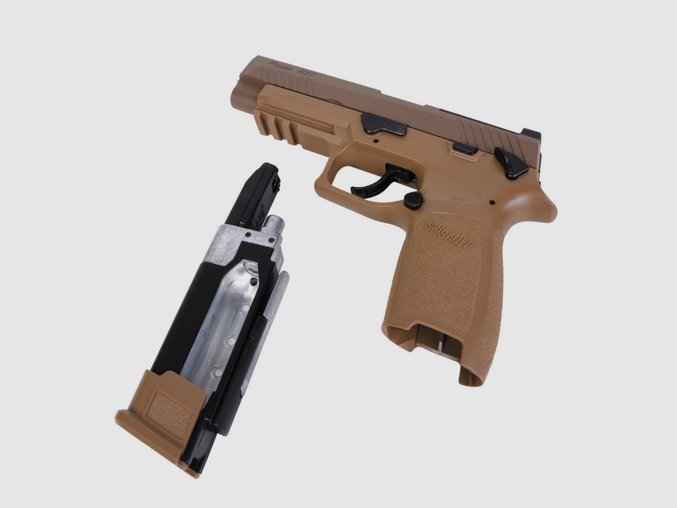 Sig Sauer P320-M17 CO2 Pistole 4,5mm Diabolos im Set