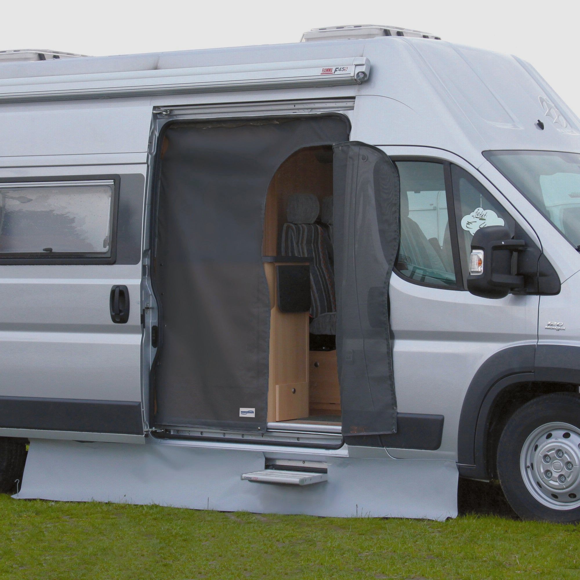 Insect protection curtain Fiat Ducato, H2 – High roof, rear door, image 5 of 5