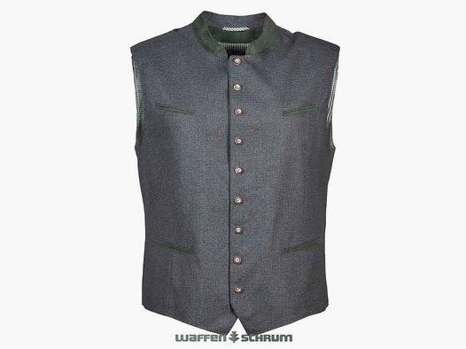 Brothers Weis traditional vest Lake Constance B anthracite