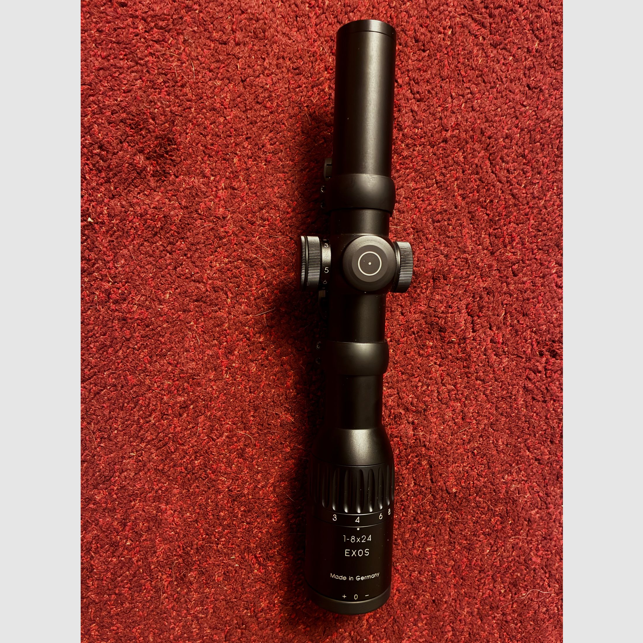 Schmidt und Bender Exos 1-8x24 auf Blaser Sattelmontage 