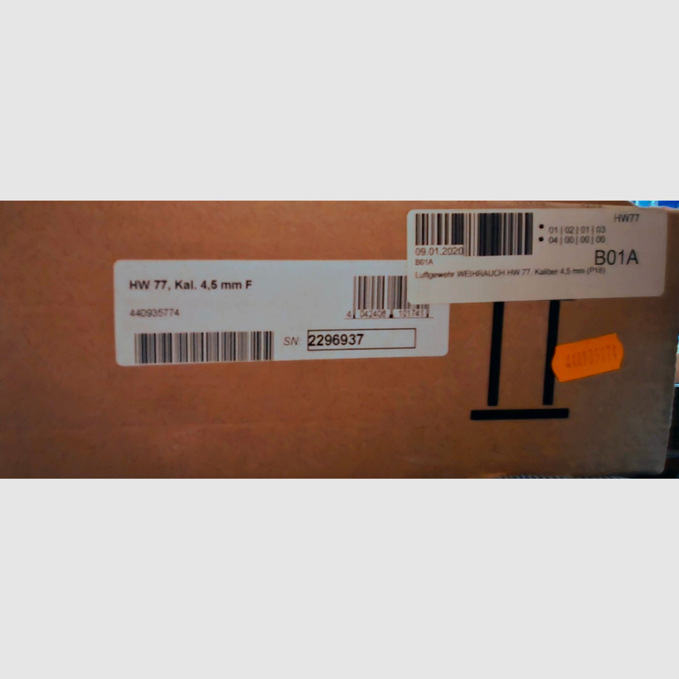 WEIHRAUCH HW 77. Kaliber 4,5 mm