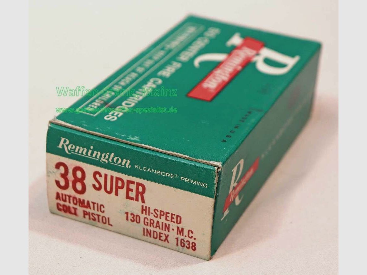 Remington - USA Pistoolpatronen .38 SUPER AUTO