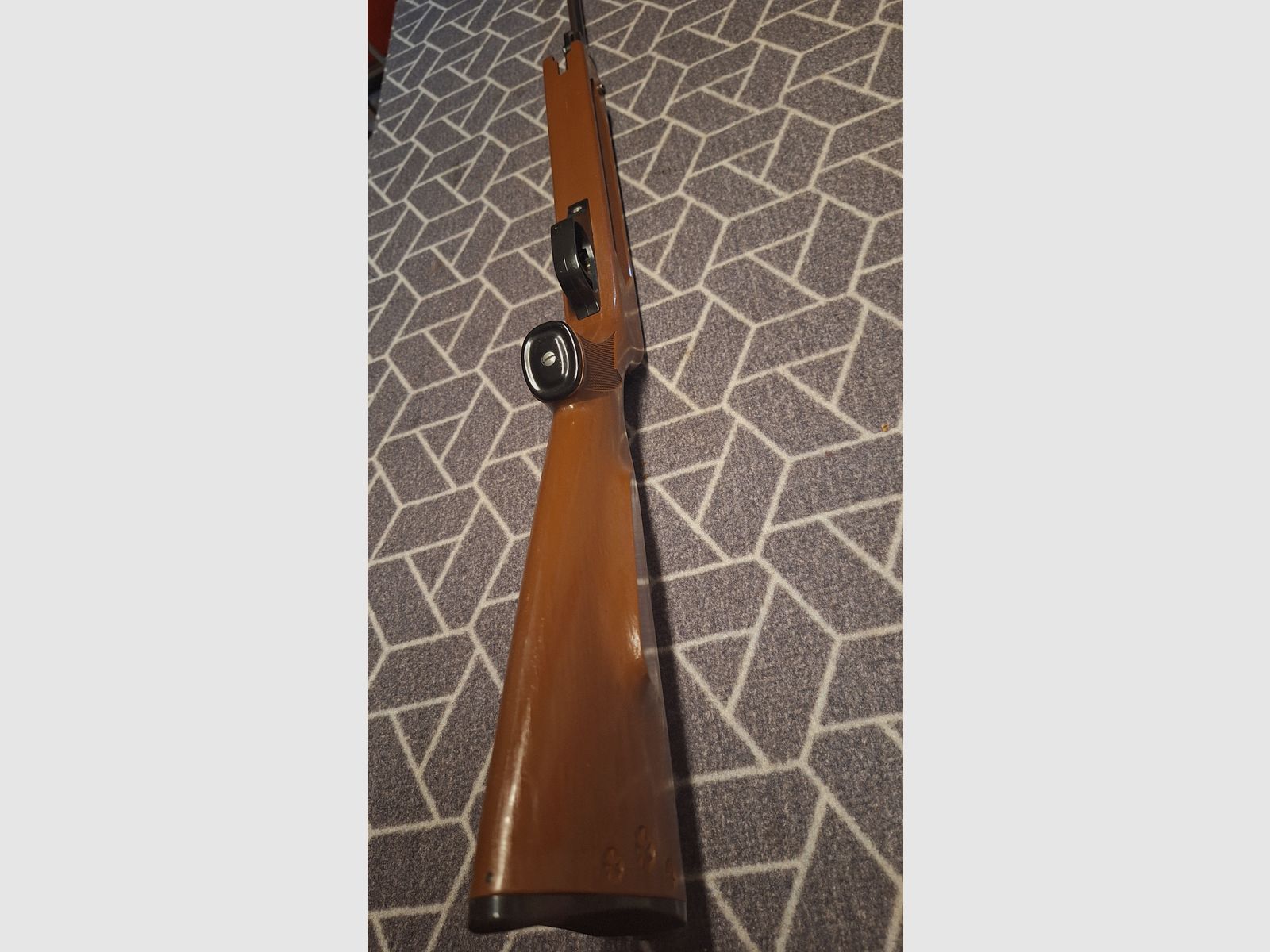 Haenel 304 Scornater stock reddish brown grained! TOP CONDITION!