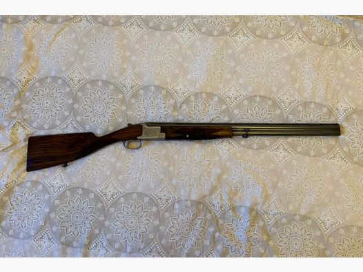 FN Browning B25 "Game Gun" B2G – Handgravur, Kal. 12/70 Bockdoppelflinte