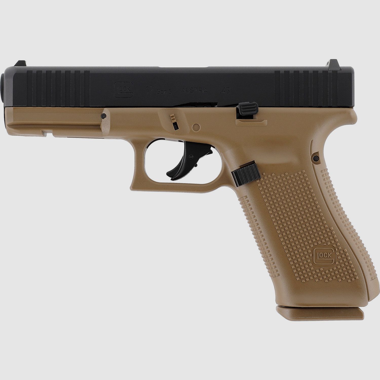 GLOCK 17 GEN. 5 - T4E - RAM-WAFFE - .43 - COYOTE/SCHWARZ, Bild 1 von 2