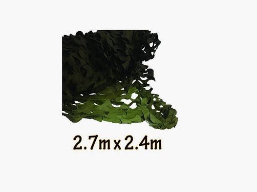 Ultraleichter Camouflage-Netz in Olivgrün – 2,4 x 2,7 m