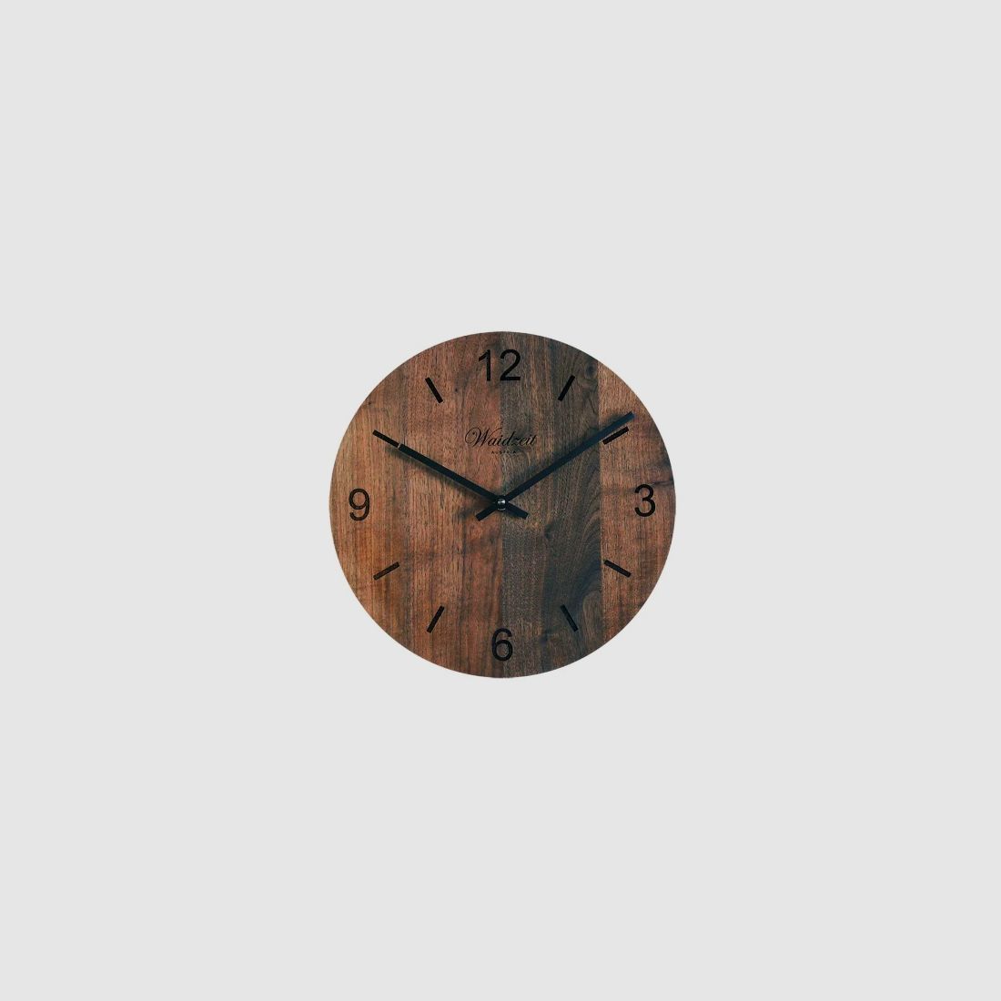 Orologio da parete Tempus in legno di noce