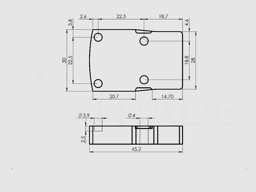RMR 3.25MOA Red T2 Black Matte, immagine 8 di 8