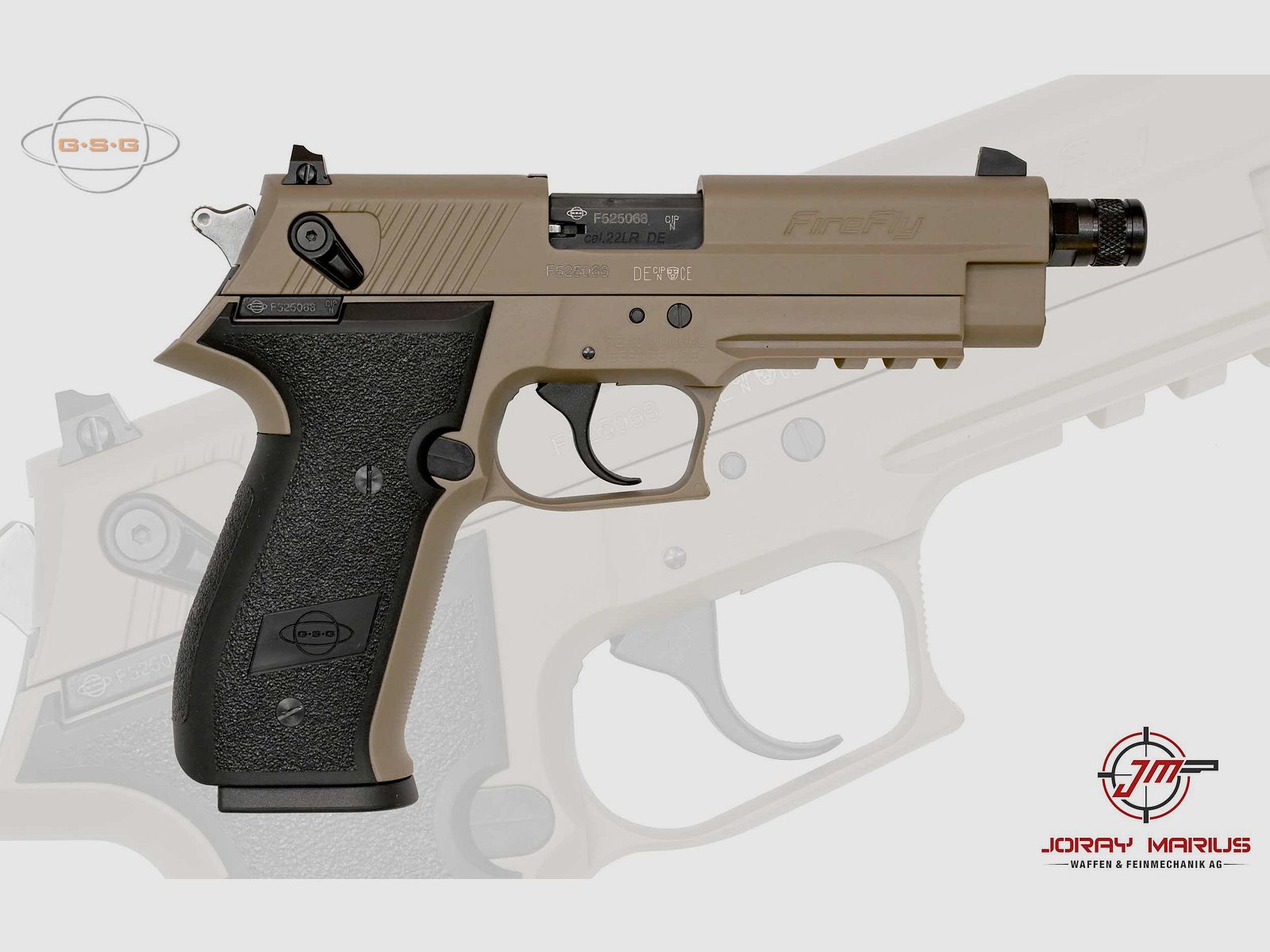 GSG Mosquito FireFly Gewindelauf .22lr Sand, Bild 1 von 2