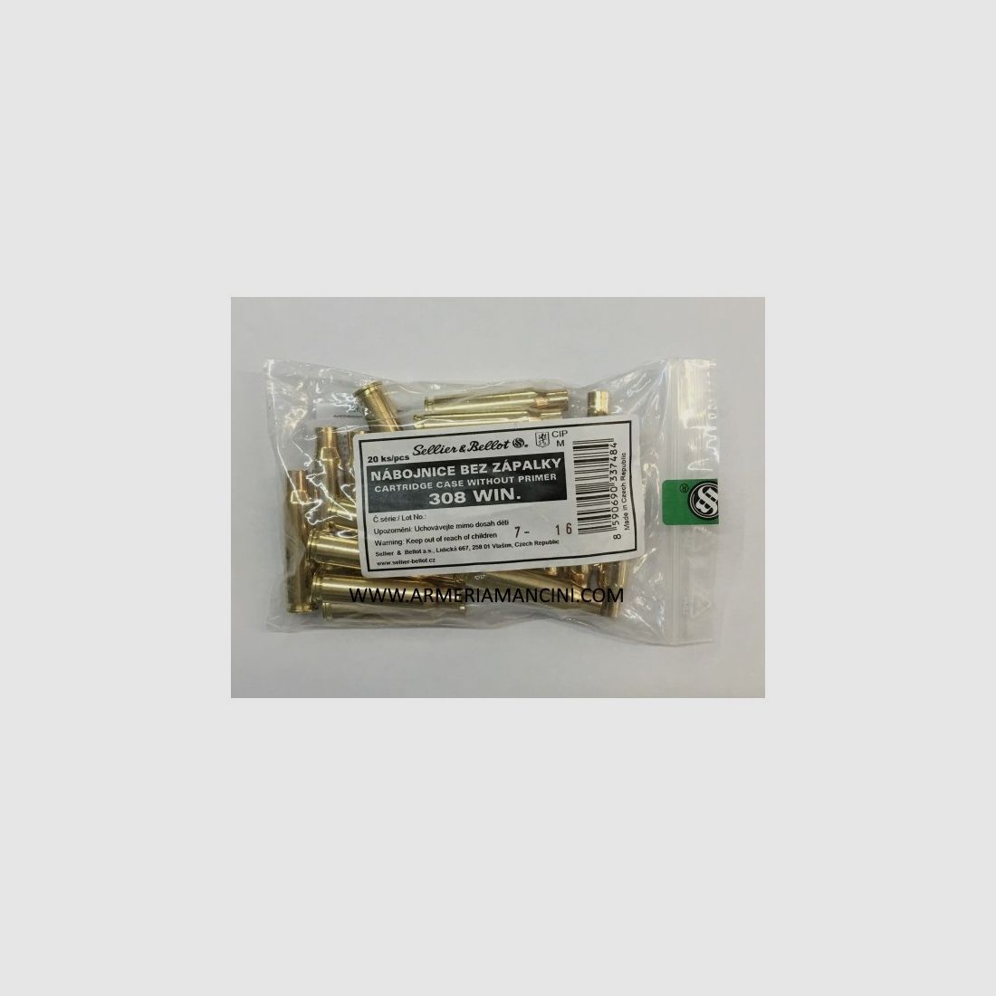 Hülsen Seller & Bellot cal. .308 Win.