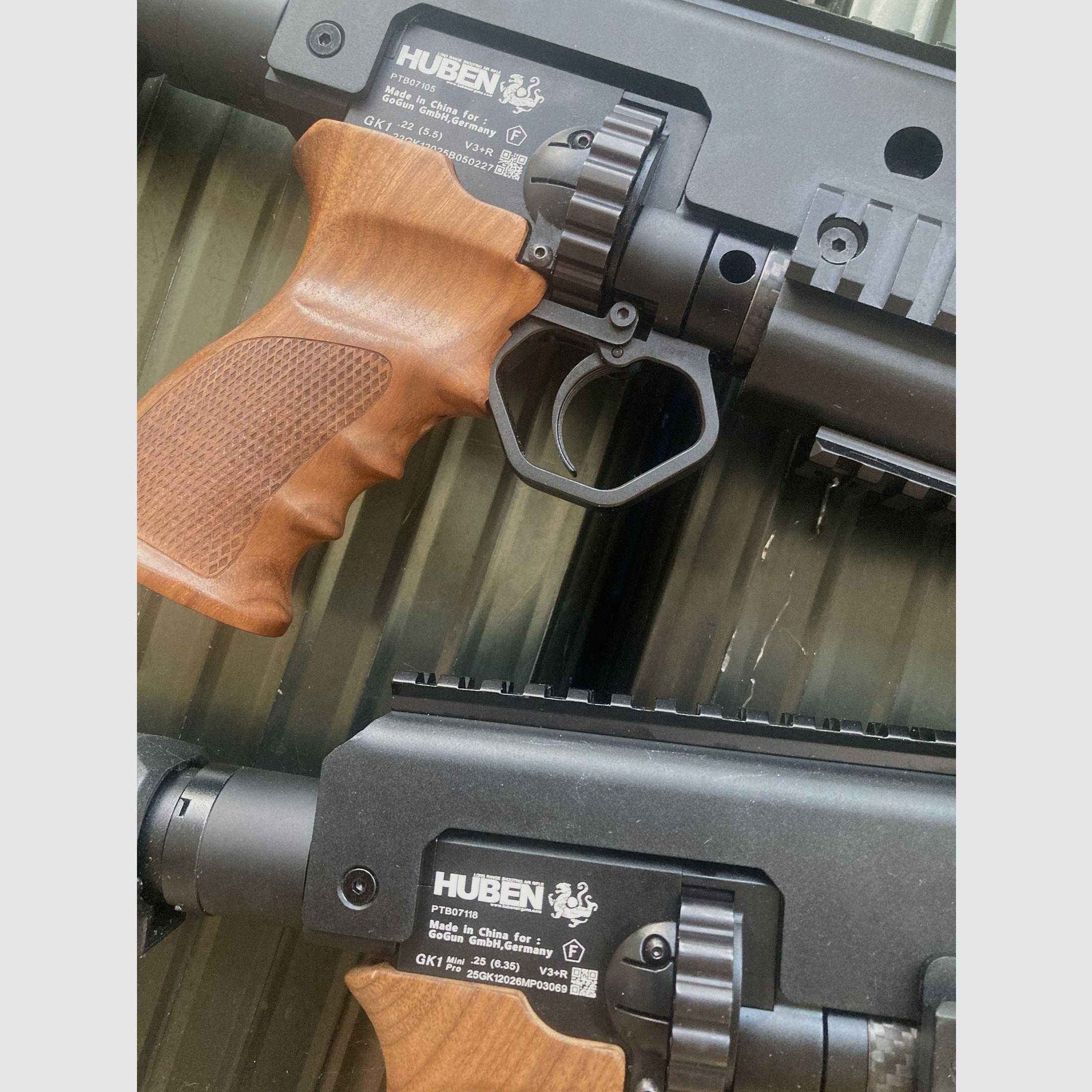 Chasis de aluminio/sistema de stock táctico para Huben GK1 & GK1 Mini/Shorty, ¡NO plástico/impresión 3D!