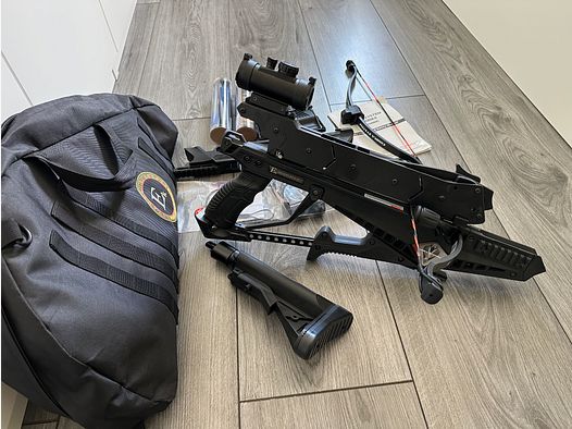 EK Archery Armbrust Adder mit viel Zubehör 
