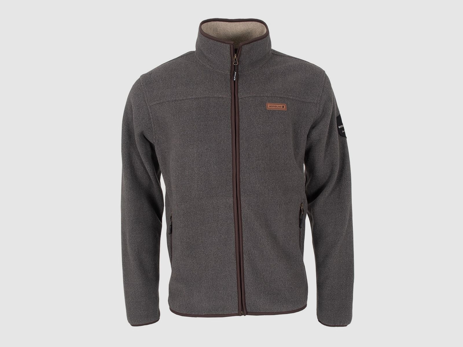 Woodline Bolmen Fleece Jacket Men Gray - L