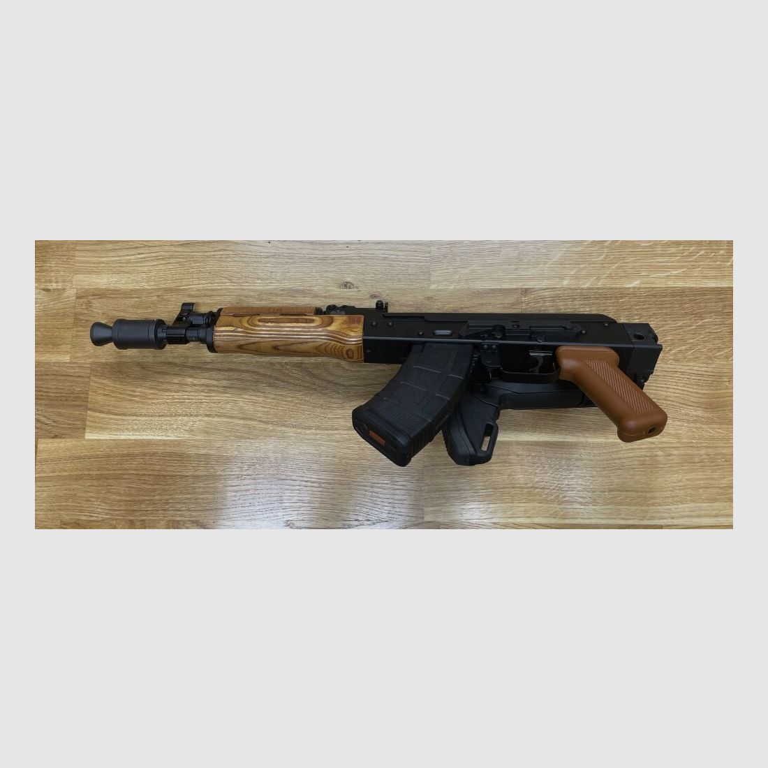 mit Magpul Klappschaft WBP Mini Jack - halbautom. Pistole 7,62x39 mit Magpul Zhukov-S Klappschaft - Made in Poland - System AKM AK47 AK74 Mini Jack