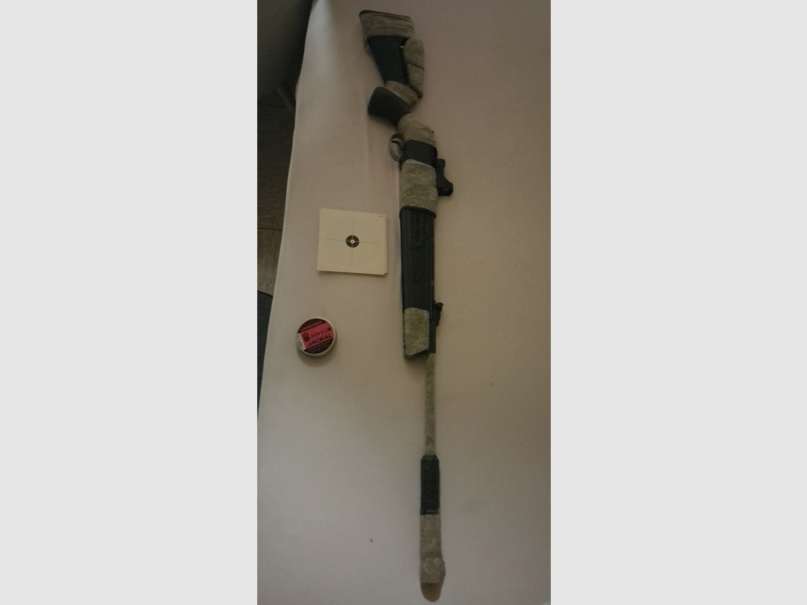 Goed onderhouden Mercury x tac 85 luchtgeweer kniklader 4,5mm .177 + doelwitten Target Diabolos Set Walther green Dot groene punt vizier