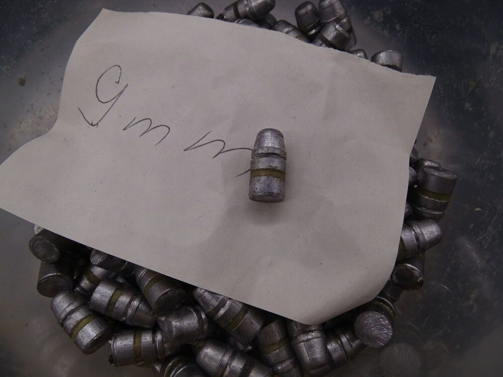 9mm Geschosse Blei 14225g Geschosse