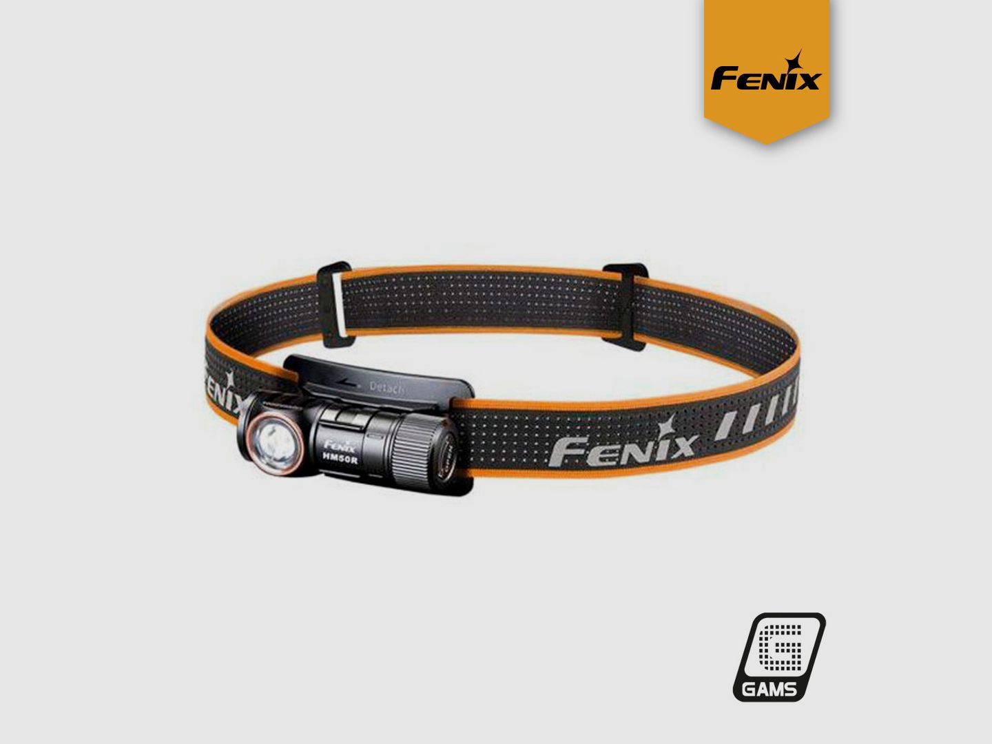 Lampe Frontale Ultralégère Fénix HM50R V2.0, image 1 sur 3
