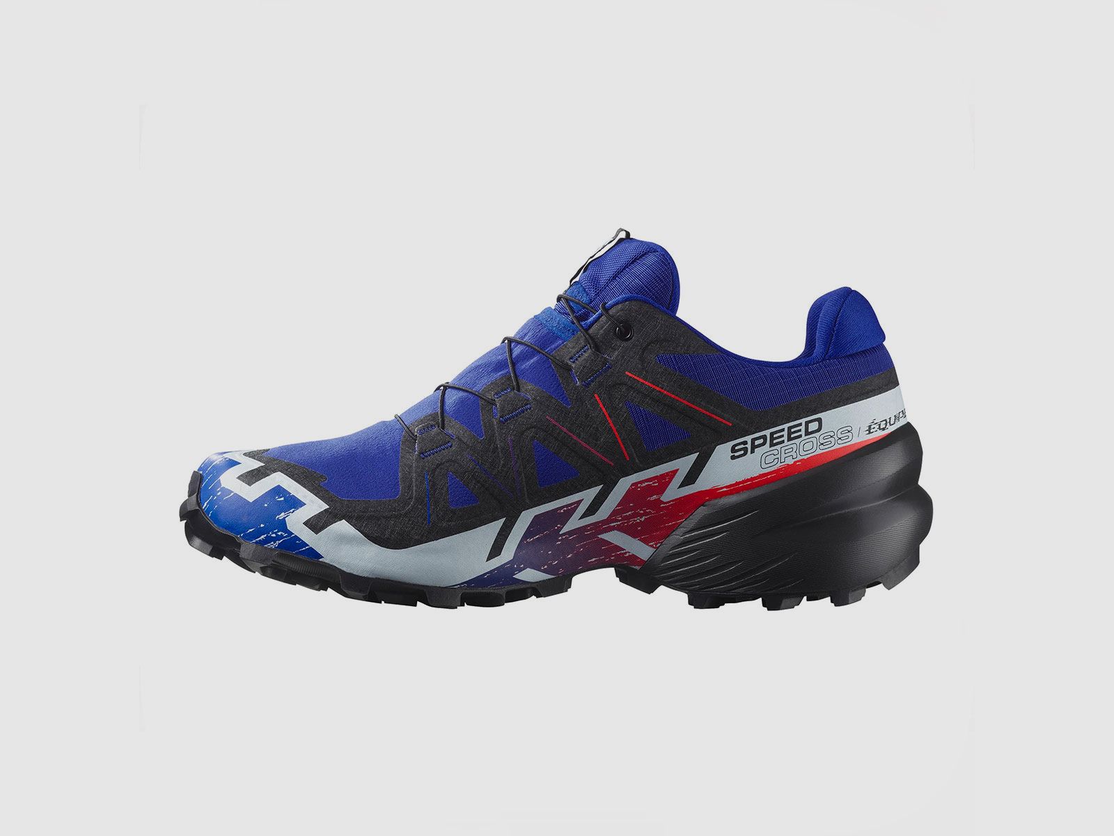 SALOMON – HOMME – SPEEDCROSS 6 GTX EQUIPE Surf The Web / Fiery Red / White, image 3 sur 7