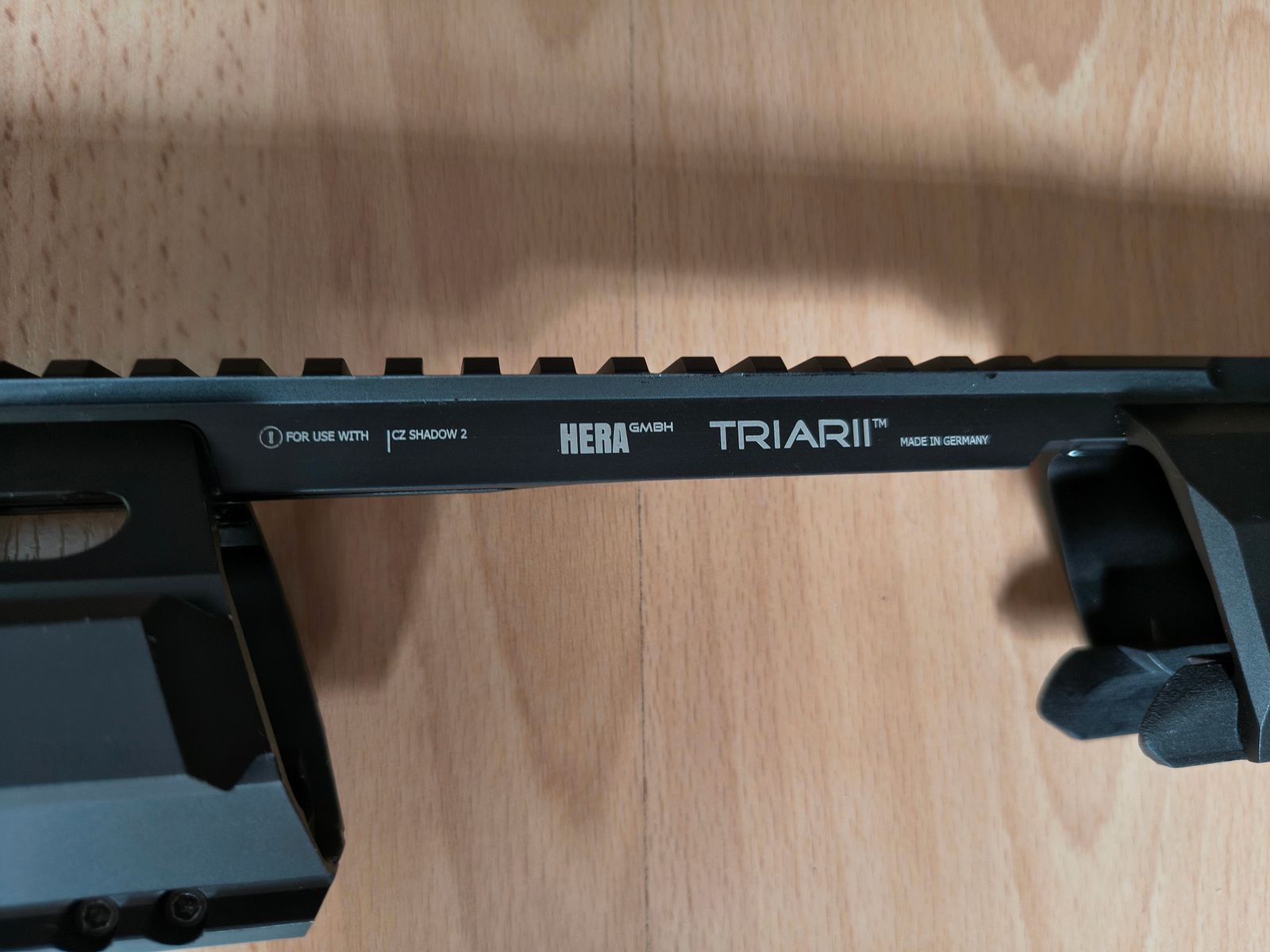 Anschlagschaft Hera Arms Triarii für Shadow2, neuwertig, mit Schiebeschaft