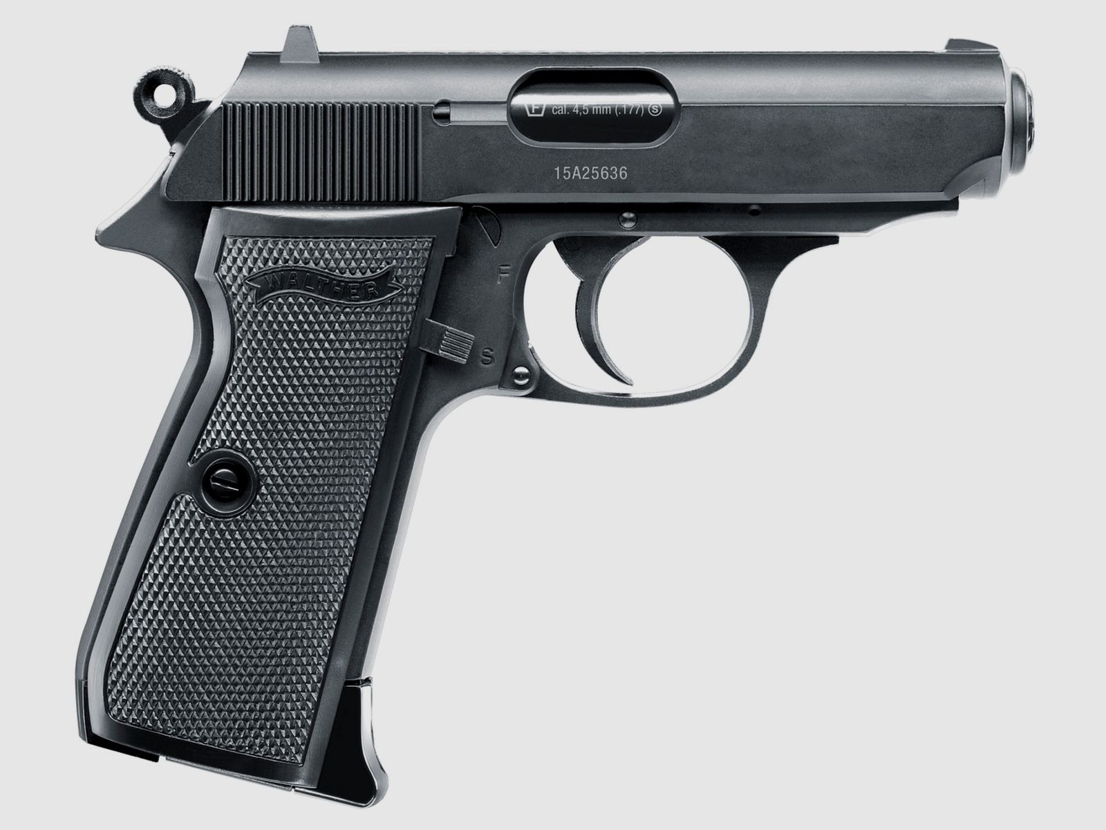 Umarex 5.8315 Walther PPK7S BLK 4.5mm .177 BB CO2 <2.0 J 15R