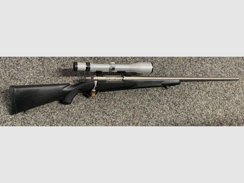 Weatherby Mark V stainless .338Win.Mag. mit ZEISS 2,5-10x48 Abs.4 (silber), 61cm Lauf