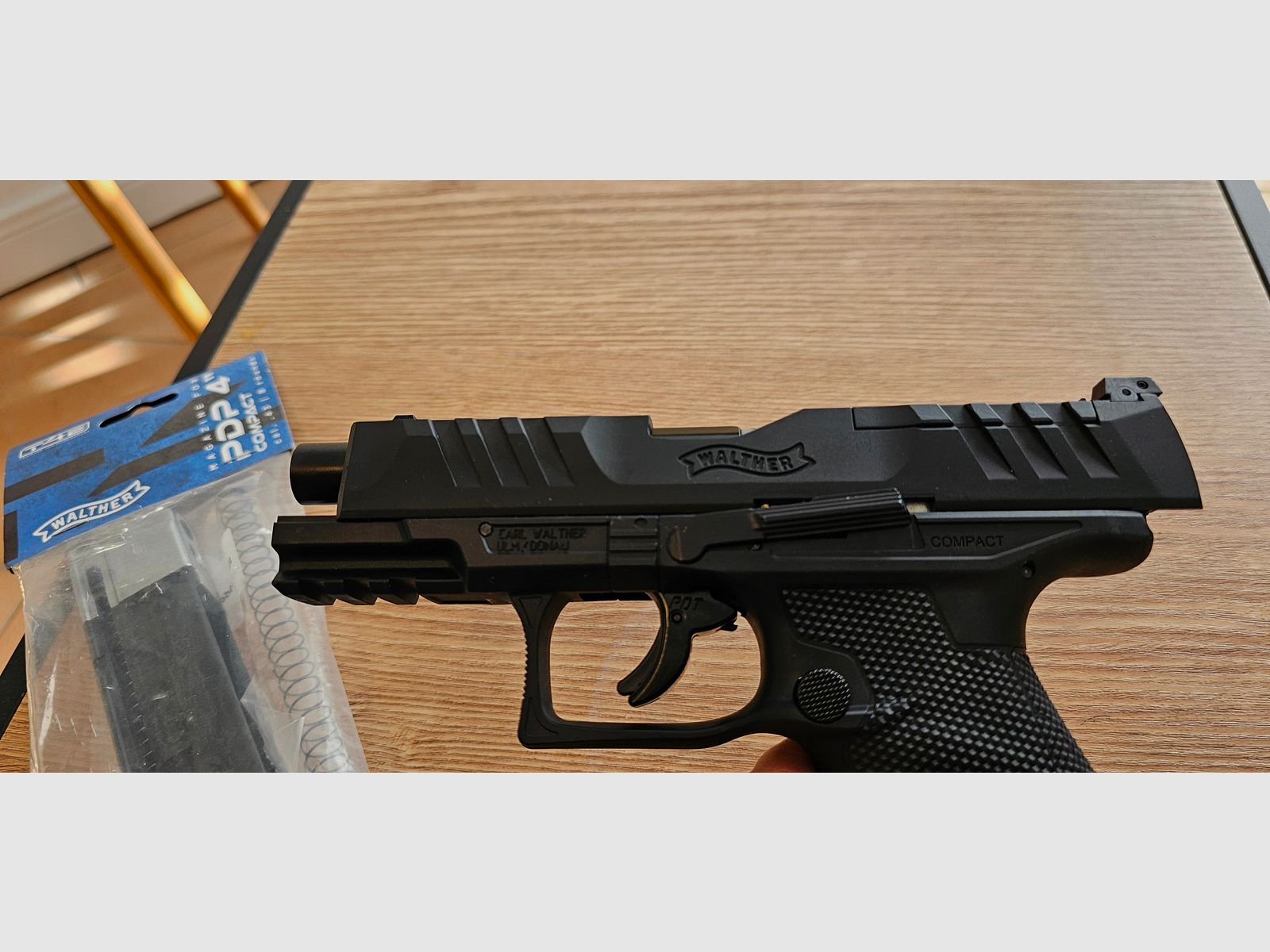 Walther Defense Training Marker T4E PDP Compact 4" - cal .43 Noir (P18)