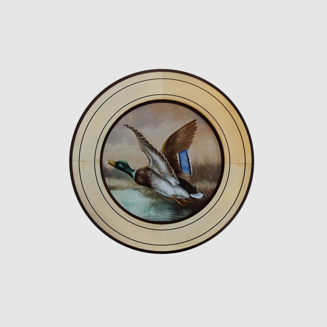 Honor plate pig in a change frame 34cm