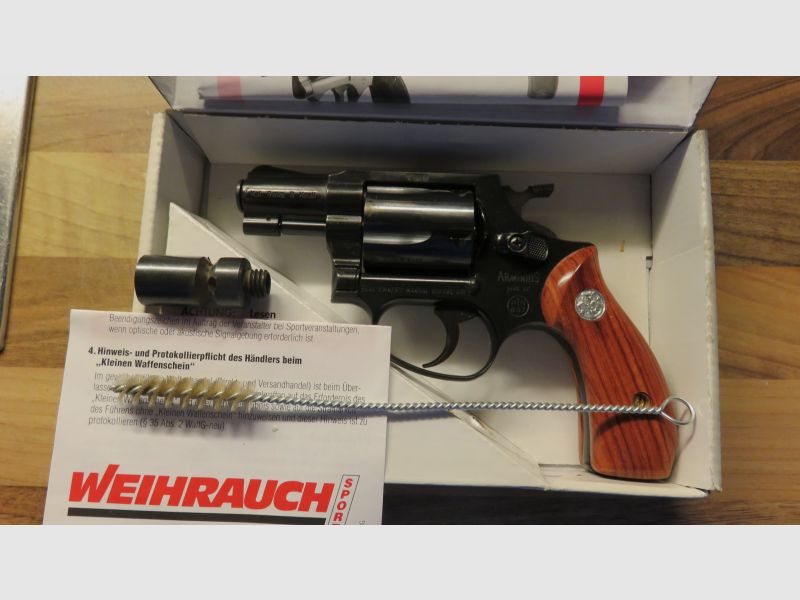 Weihrauch HW 37 Revolver schwarz brüniert