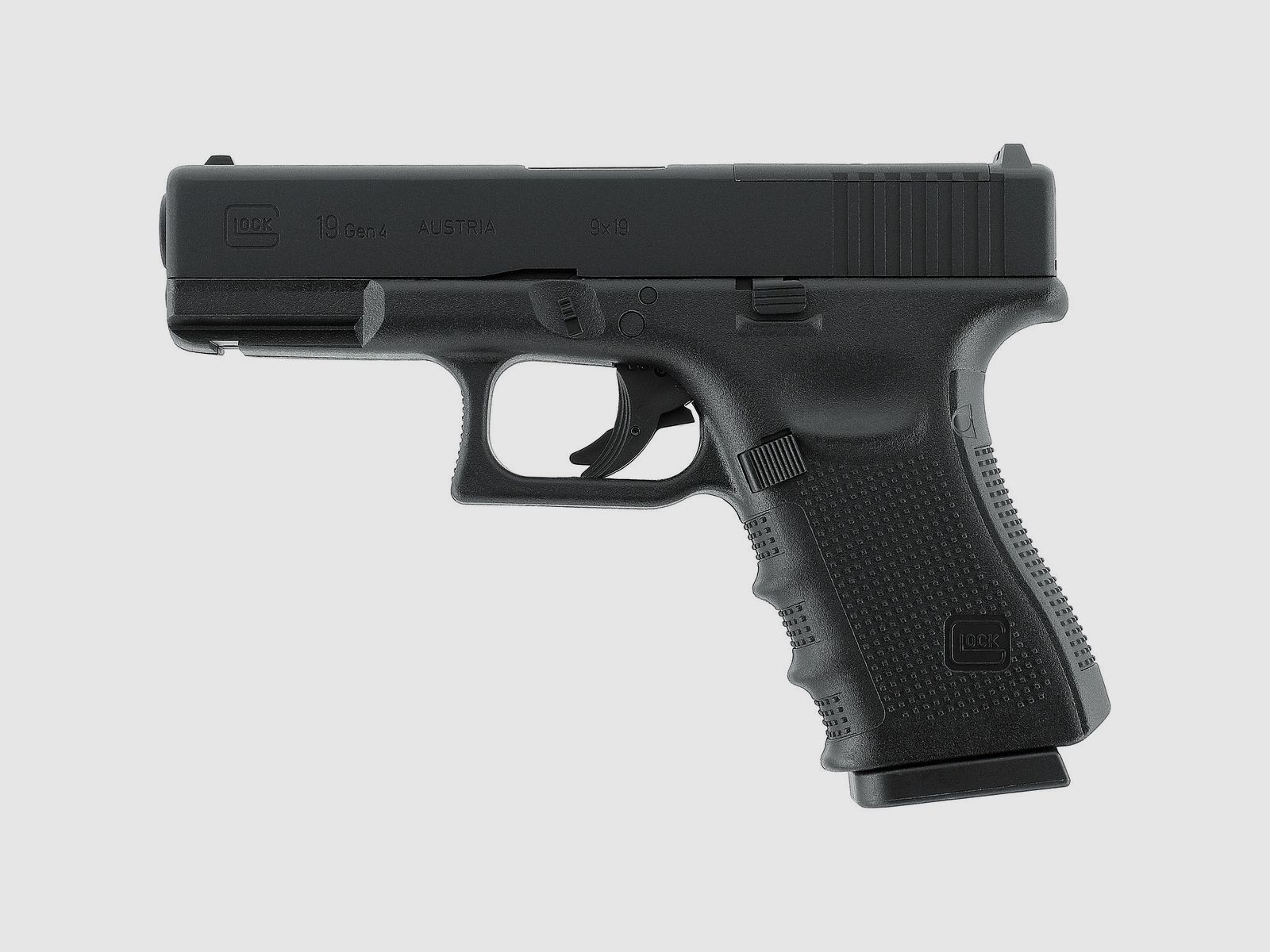 GLOCK 19 Gen4 MOS, < 2,0 J, CO₂