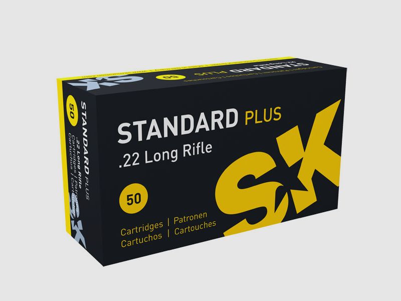 SK Standard Plus .22 LR 40GR LRN 50 Patronen