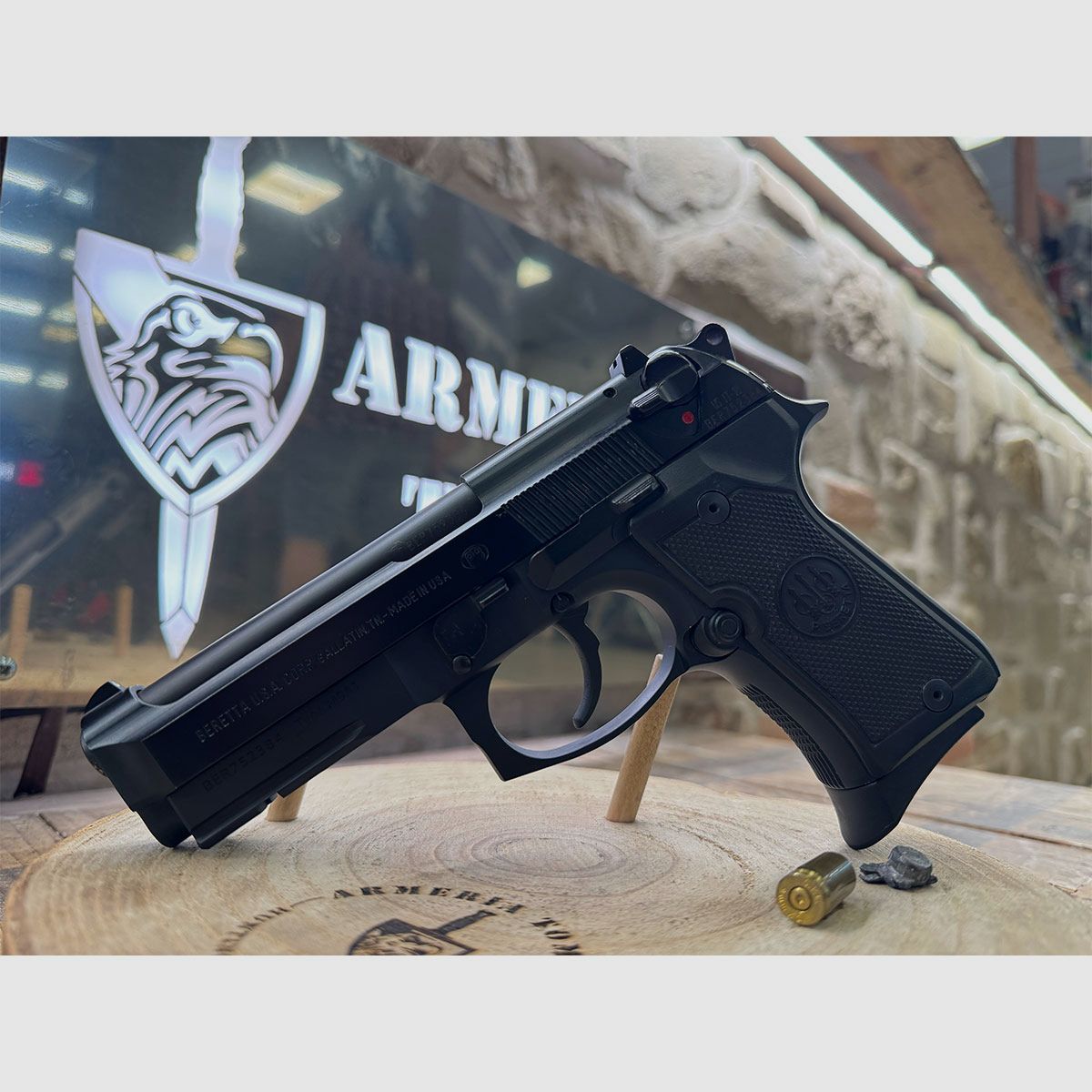 USATO – PISTOLA – BERETTA TYPE M9A1 92FS COMPACT cal. 9×21, immagine 1 di 6