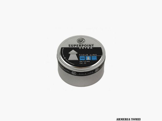 RWS – SUPERPOINT EXTRA FIELD LINE 0,94g – 14,5gr Kal. 5,5mm (.22) (500Stück)
