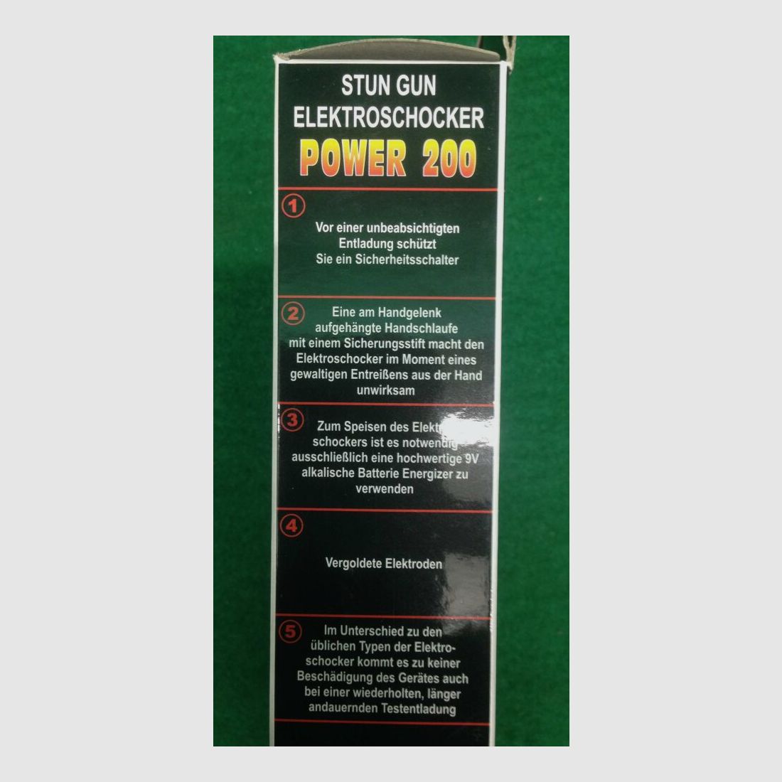 Potenza 200	 Storditore elettrico 200 000 Volt, immagine 5 di 5